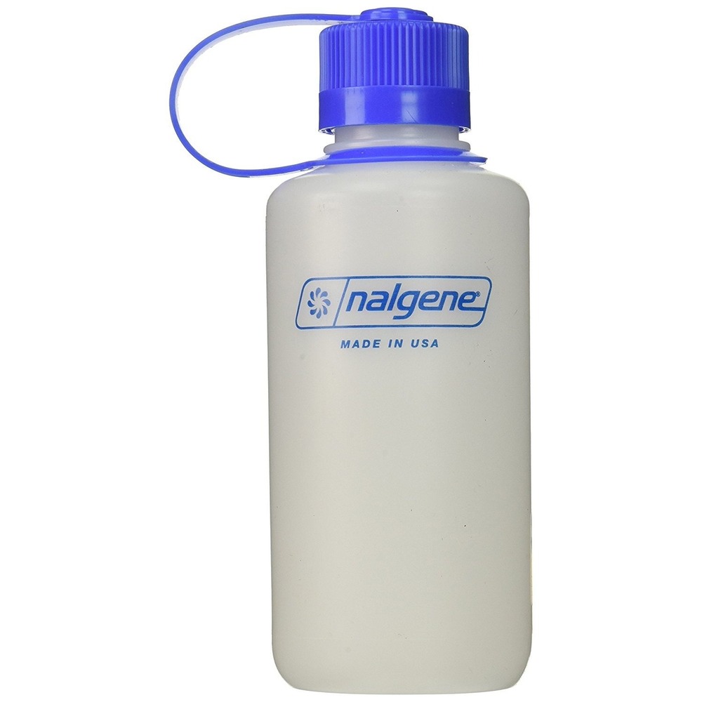 NEW Nalgene HDPE Narrow Mouth BPA-Free Water Bottle, 16 oz 16 Ounces, Clear